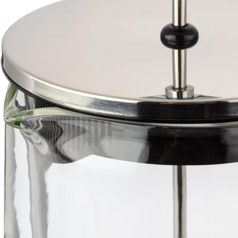 Френч-пресс 1000мл Кирай боросил.стекло, пластик ручка (BX608)