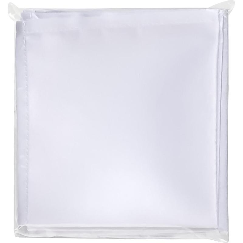 Салфетка Luscan 35х35см (88%ПЭ, 12%хлопок) рис.2, белый, 5 шт/уп