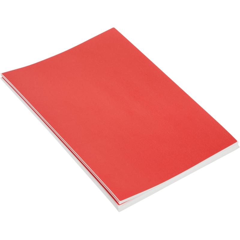 Этикетки самоклеящиеся 210х297мм красная 1шт/л А4 50л/уп