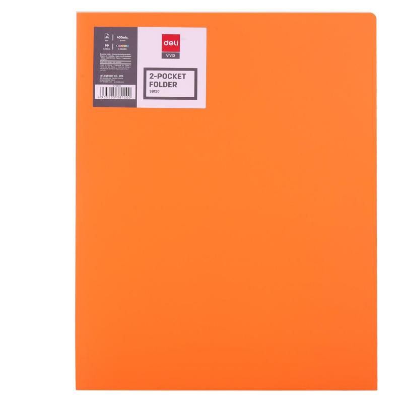 Папка уголок 2 клапана формат A4 РР цвет в ассортименте  E38120