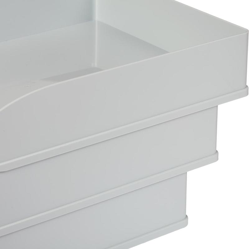 Лоток горизонтальный Attache Line серый 340х255х63мм