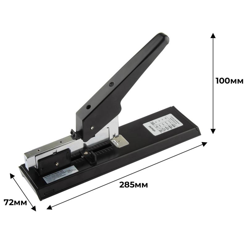 Степлер мощный Attache 23/6-23/13, до 100 листов, металл, черный