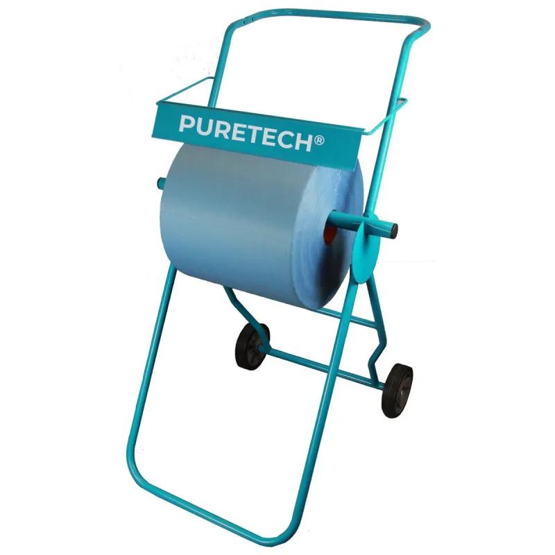 Материал протирочный нетканый Puretech 60г/м2 синий 36,5х32см 1000л W60375