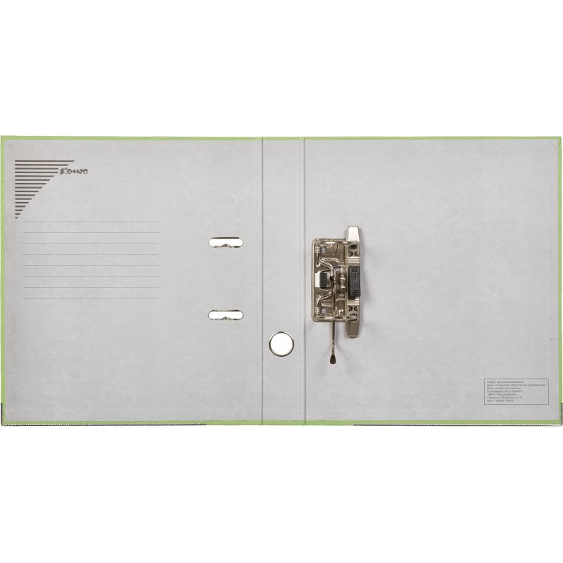 Папка-регистратор Комус Экономи 50мм персидский лайм,ПБП1,карм.кор.,мет.уг