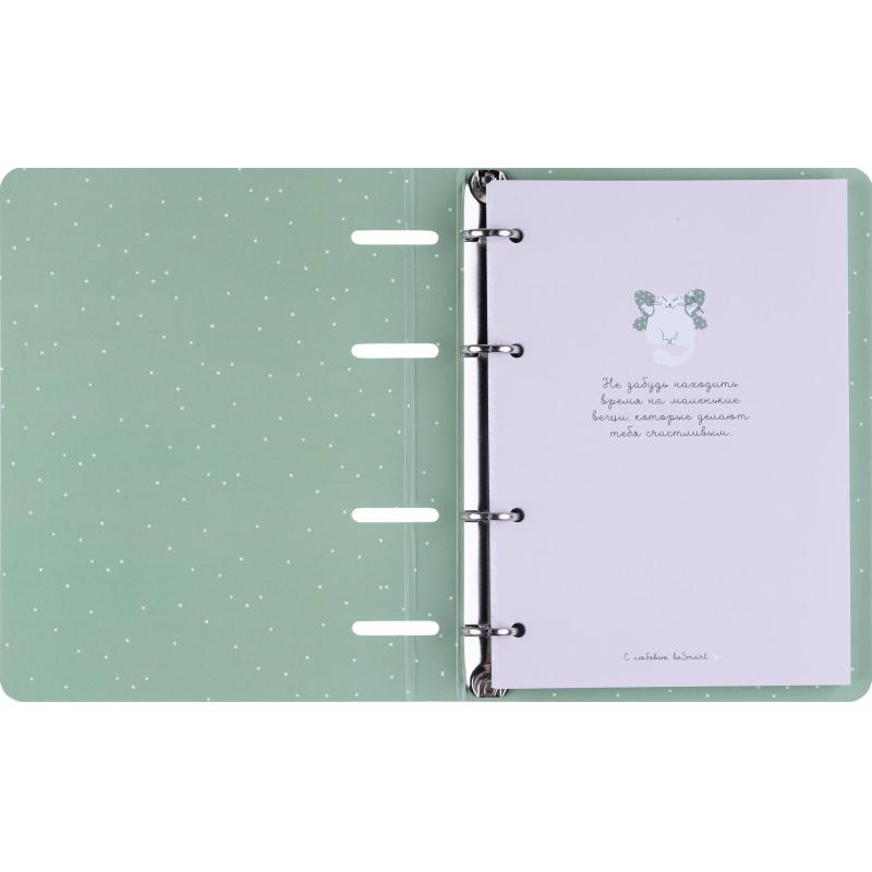 Тетрадь общая, BS, А5, 120л., клетка, кольца, Mur-Mur, вжух N4232