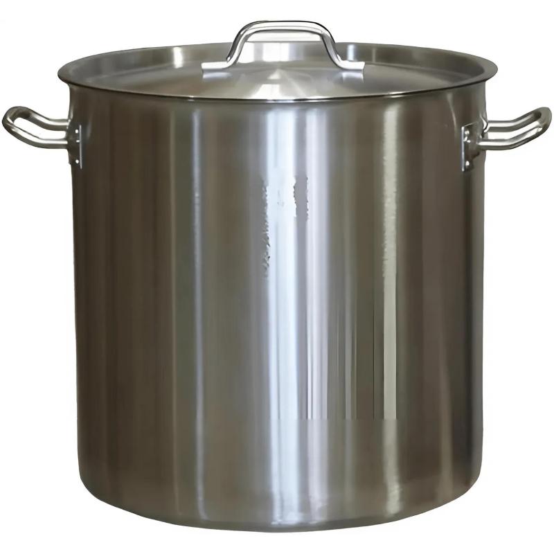 Котел 37 л.нерж.d=36 см.h=36 см. тройн.дно с крышк. (инд) MGsteel 39209