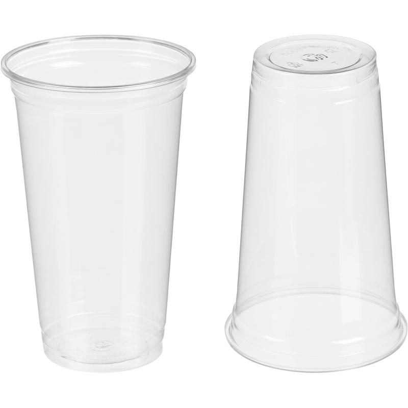 Стакан одноразовый 500мл. прозрачный ПЭТ-шейкер 1000шт/кор