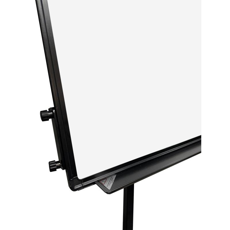 Флипчарт магнитно-маркерный Комус 100х70см на треноге регул.высота черный