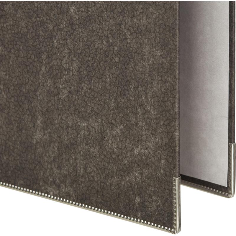 Папка-регистратор Комус мрамор. карт 75мм красн кореш ,бум/бум,карм.кор