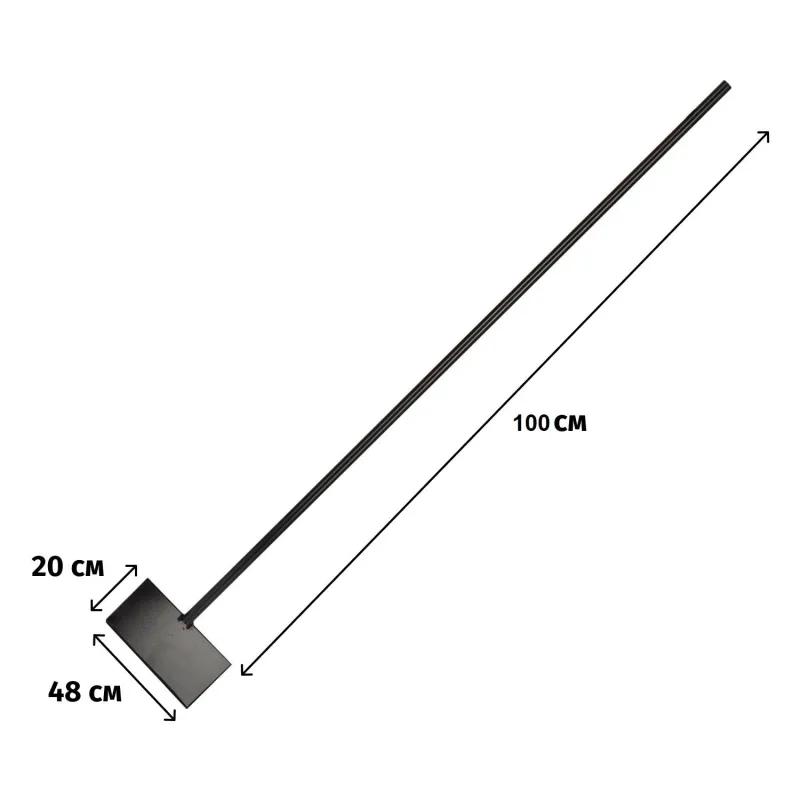 Ледоруб -скребок Сибртех (20х120 см) металлический черенок 1,1 кг (61524)