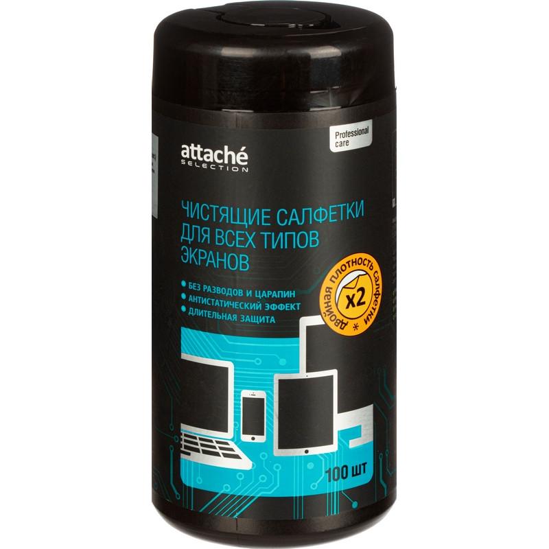 Салфетки д/экранов Luscan, туба, пов/пл, 100 шт, 130х150