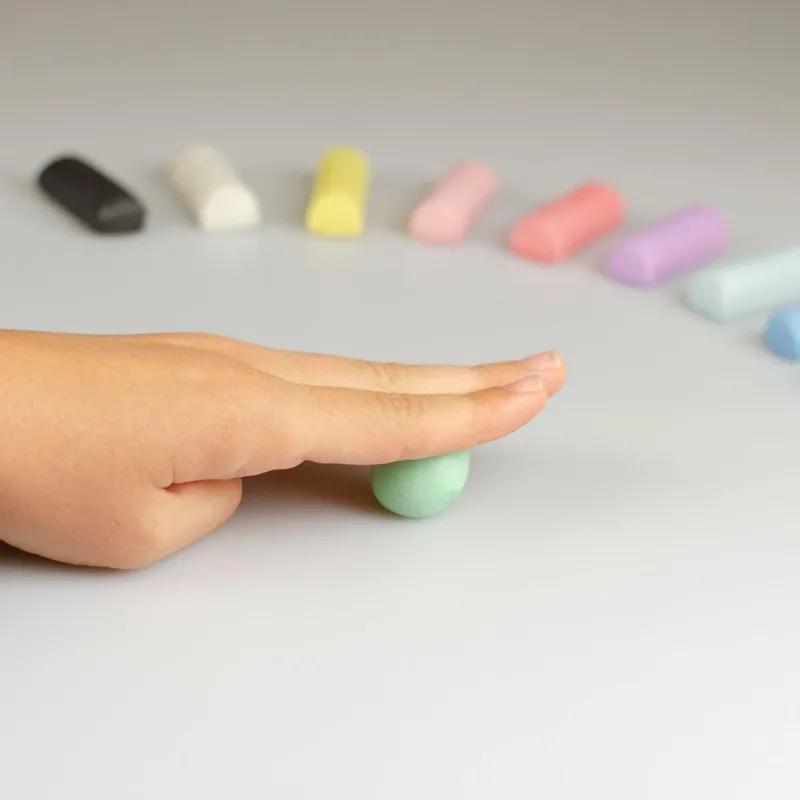 Пластилин Kores Plastilina Пастельный 10 цветов набор общий вес 200гр 34016