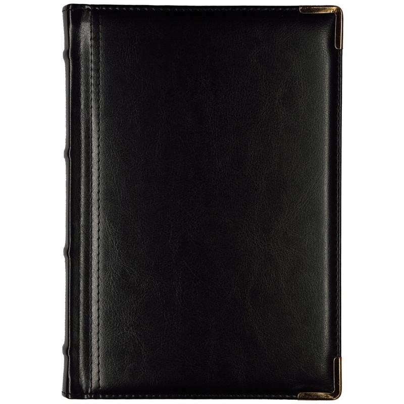 Ежедневник полудатированный А5+, 208л, BOSS черный 3-404/267