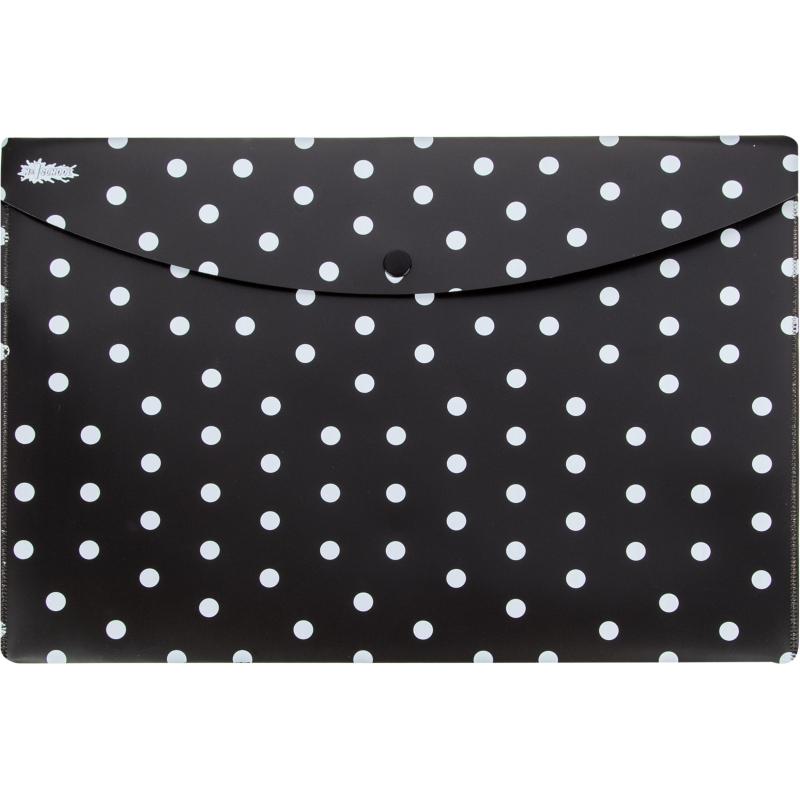 Папка-конверт на кнопке А4 №1 School Аниме Готика, 180 мкм, 3шт/уп