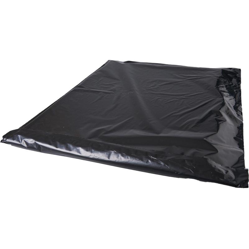 Корд курьерский пакет,без печати,без кармана,черн.,500х600+40,40мкм,50шт/уп