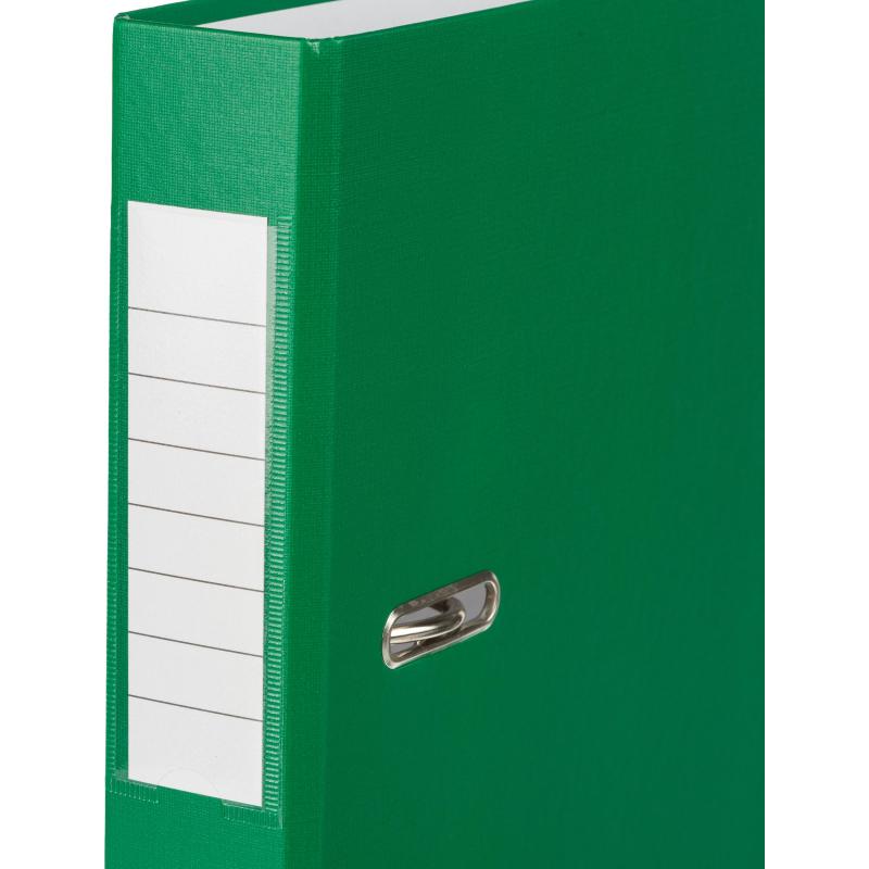 Папка-регистратор 50мм зелен_бюджет, ПБП1, мет угол, реестр