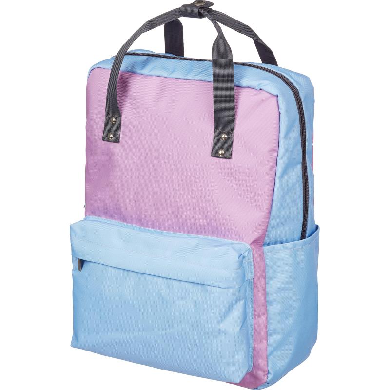 Рюкзак Квадро Лиловый,1 отд., 3 кармана,37х28х13