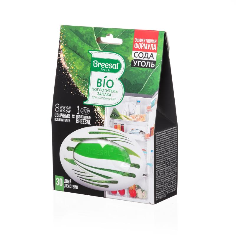 Дезодоратор Поглотитель запаха Breesal для холодильника 80г основнойблок