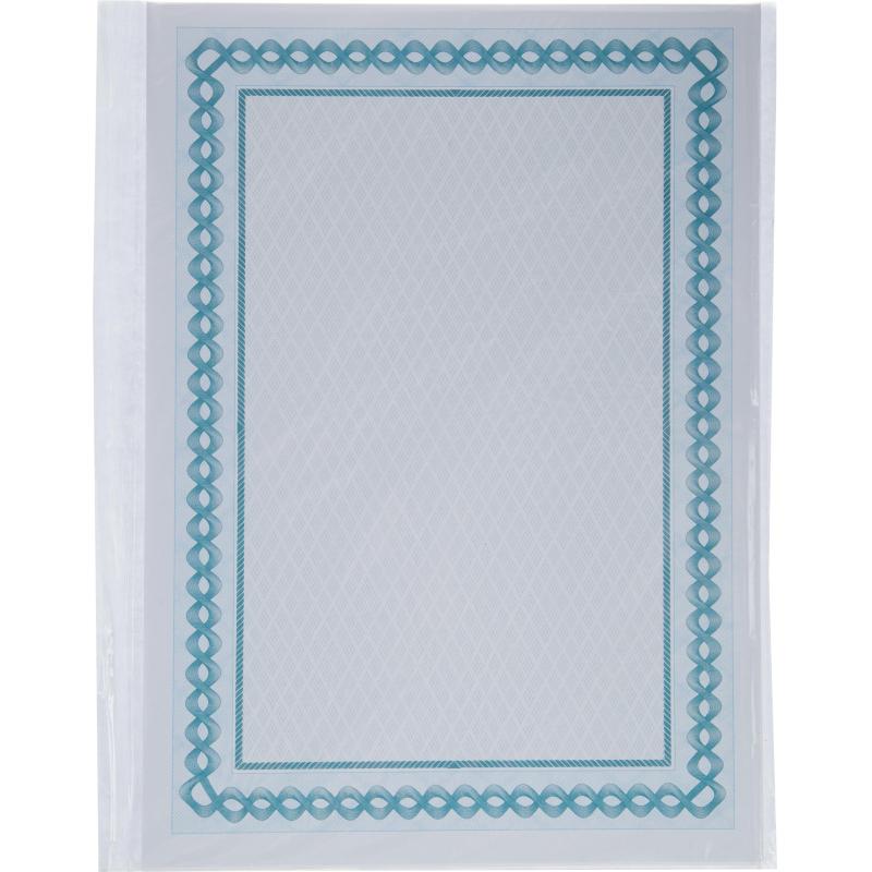 Сертификат-бумага А4 Attache синяя рамка ID4, 25 шт/уп