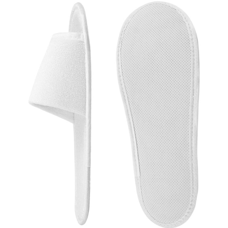 Тапочки одноразовые СтандартМахра,отк.мыс,махр180г/кв2,Эва 3мм