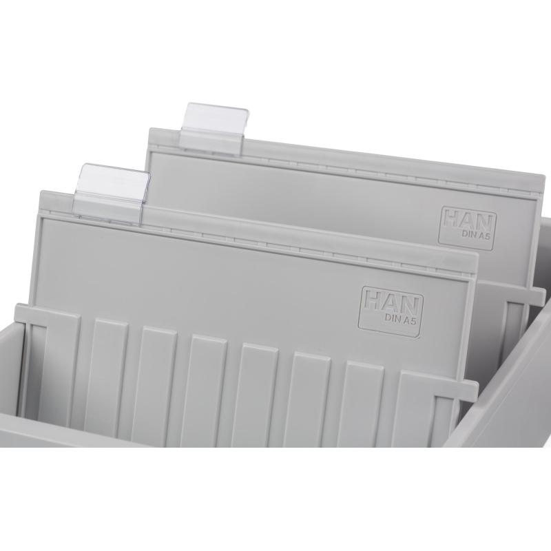 Картотека для карточек А5 на 1300шт HAN открытая '955/0-11