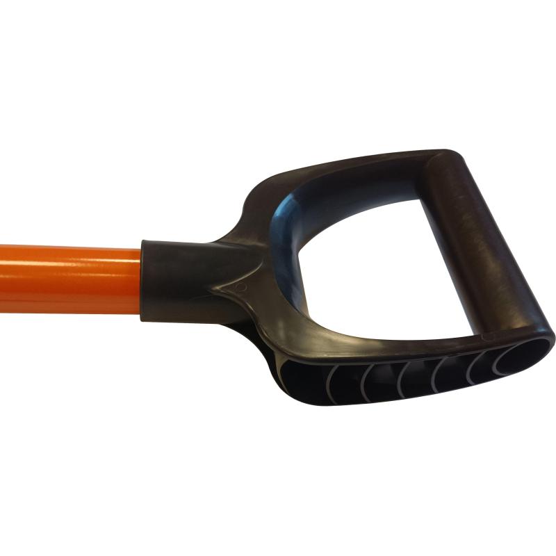 Черенок для инвентаря алюминий d32 мм 115 см с ручкой