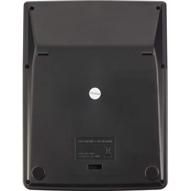 Калькулятор настольный ПОЛНОРАЗМЕРНЫЙ Комус AF-451B,12р,дв.пит,чрн