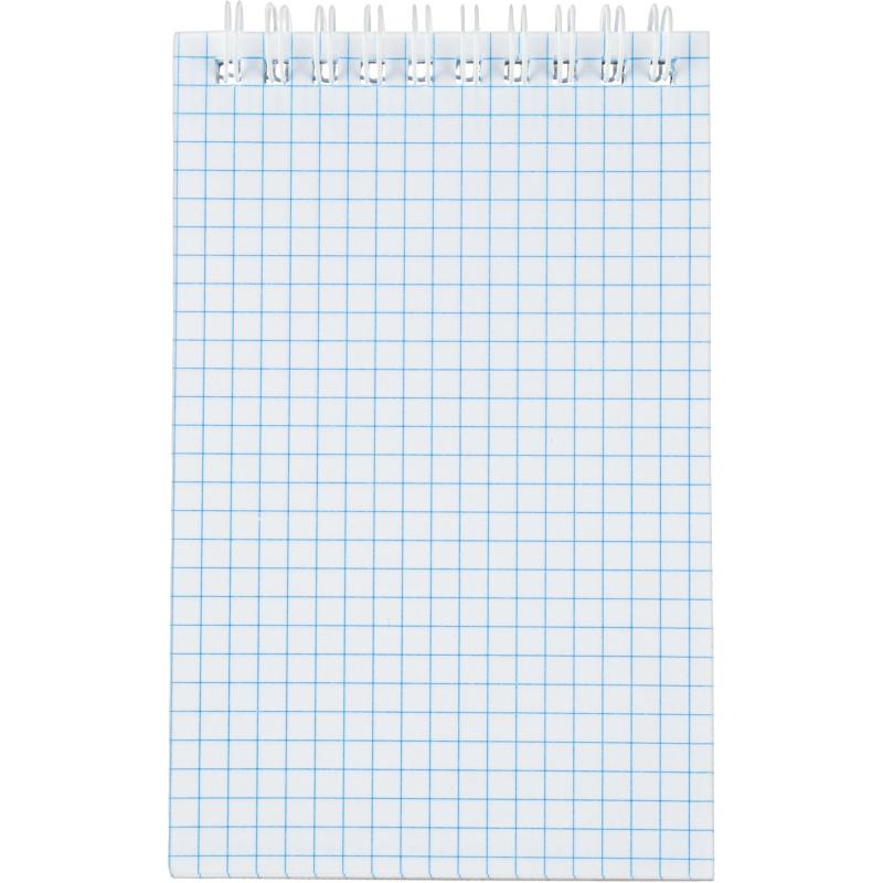 Блокнот на спирали А6 60л. ATTACHE,т.-зеленый, блок 60г, обложка 215г