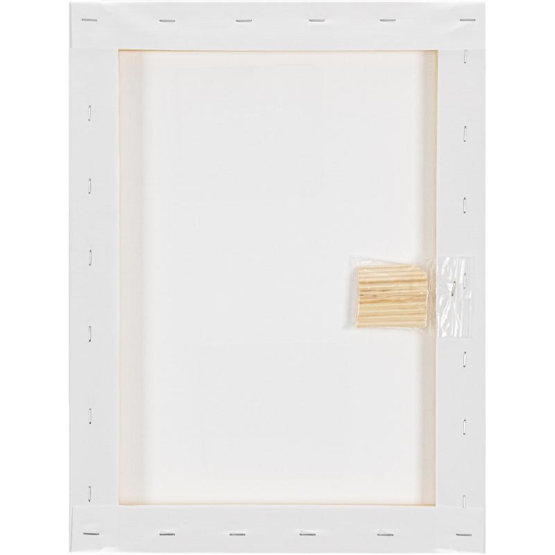 Холст на подрамнике Комус Арт 30х40см, 100% хлопок, мелкое зерно, 280 г/м2