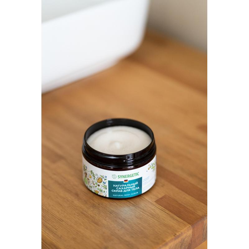 Скраб для тела SYNERGETIC кокос и масло макадамии 300мл