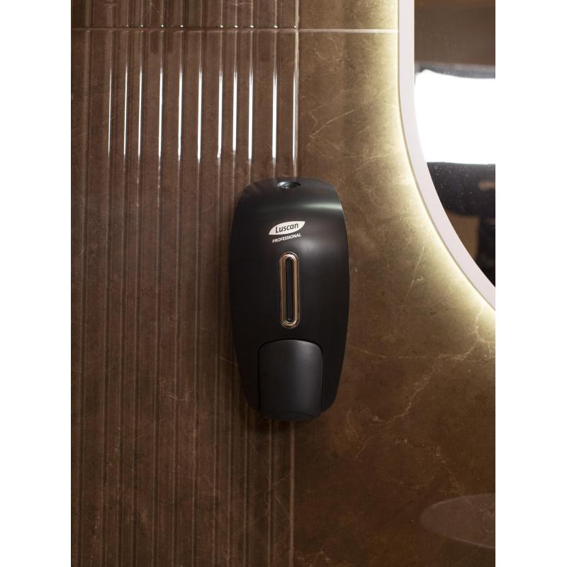 Дозатор для жидкого мыла Luscan Prof Etalon 800мл черный 151051