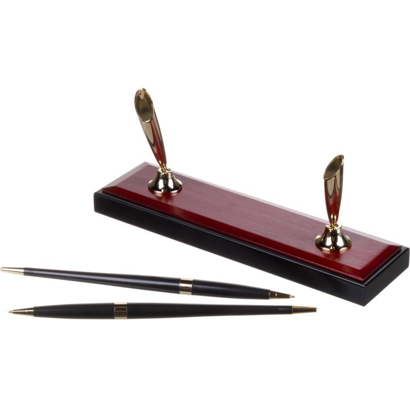 Набор настольный M8G-1A на 8 предметов из МДФ, цвет: красное дерево