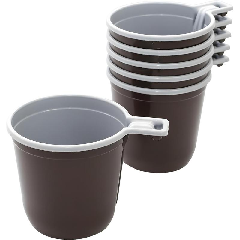 Чашка одноразовая кофейная 200мл, двухцветная, бюджет, ПП 1250 шт/кор