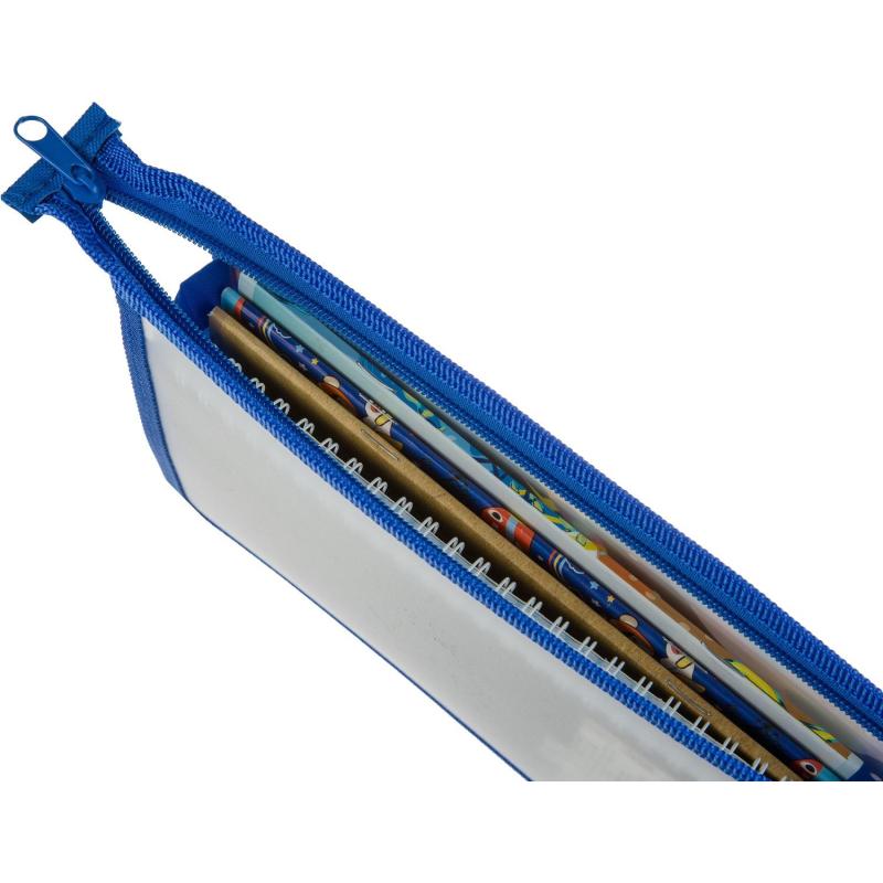 Папка для тетрадей  Space time, А5, молния,  пластик, ПТ-713