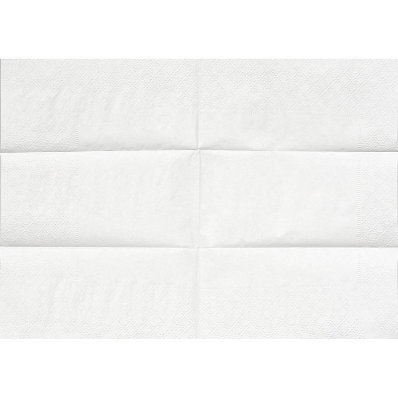 Салфетки бумажные 2 сл. 33х24 белые 1/6 слож 200 шт./уп. С33-86