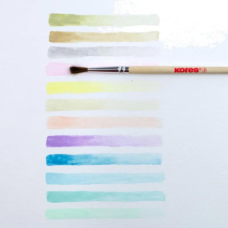 Краски акварельные Kores AKUARELLOS MINI Пастельные,набор 30103