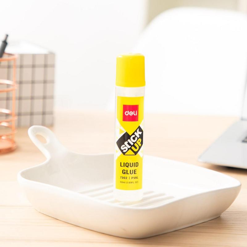 Клей канцелярский жидкий Deli 50мл прозрачный E7302