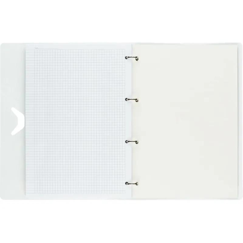 Бизнес-тетрадь А4,120л кольц/смен.бл,кл.Attache Selection Fluid Бирюзовый