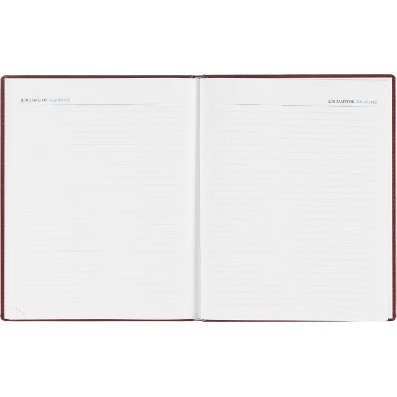 Еженедельник датированный 2026, бордо,А4, 213х265 мм,160 стр,Agenda