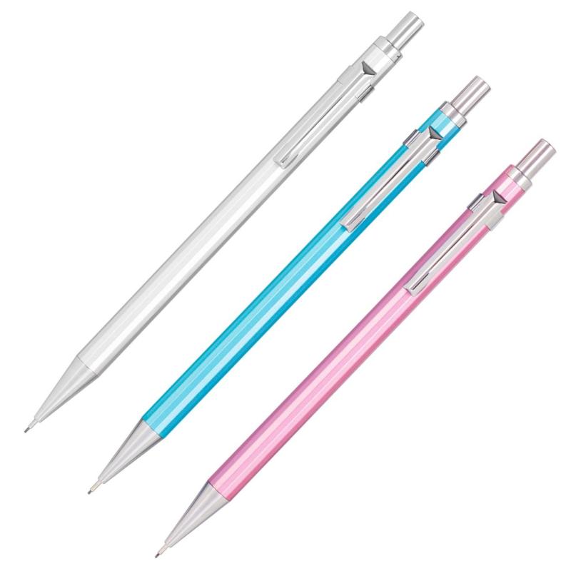 Карандаш механический Deli EU998 Arris 0.7мм металл ассорти дисплей