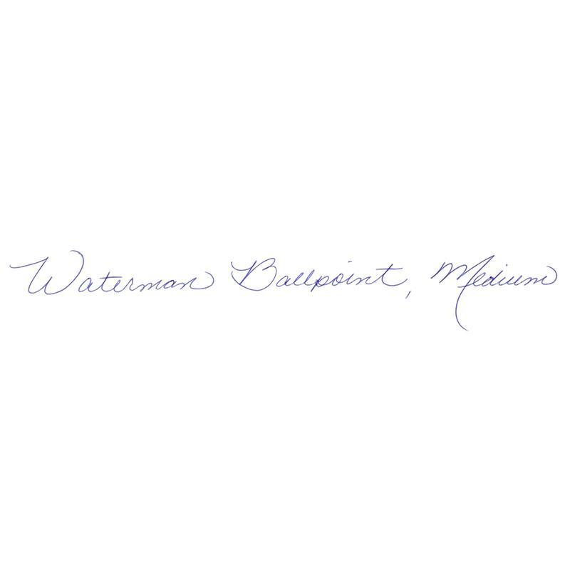 Ручка шариковая WATERMAN HEMISPHERE S0920370 сталь с позол лин сред чер син