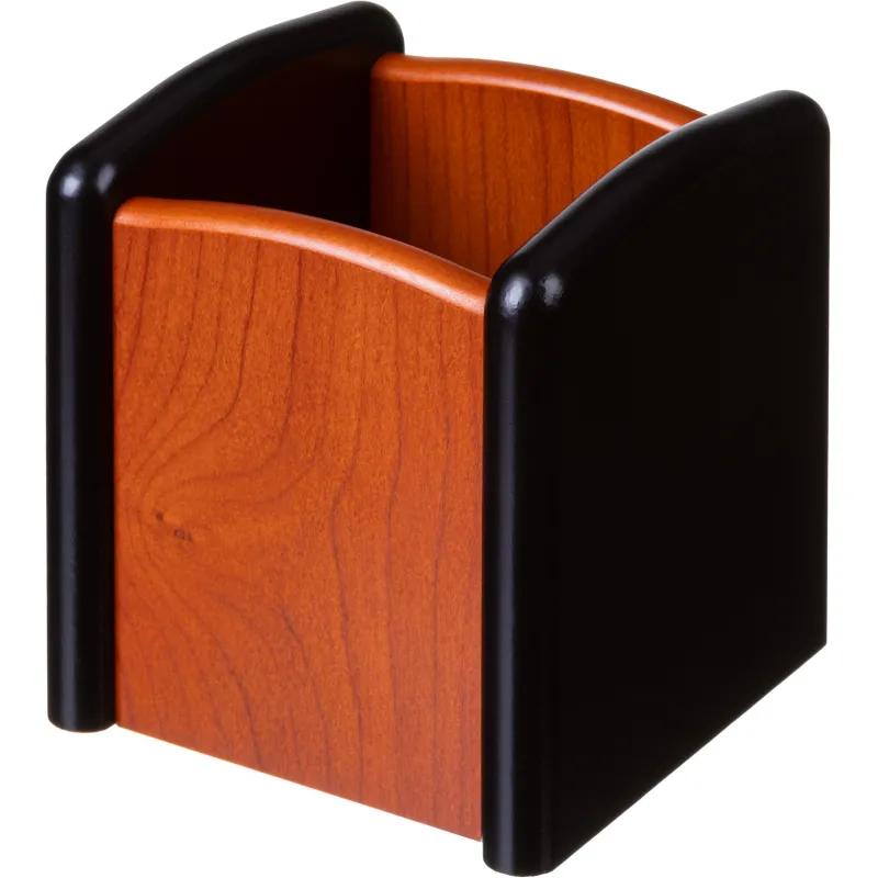 Набор настольный RS5M-3A на 5 предметов из МДФ, цвет: палисандровый/черный