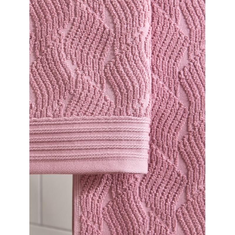 Набор полотенец махр.для рук Б-р Жаккард 50х80см,500 г/м2,ПепелРозы 2шт