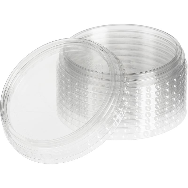 Крышка для стакана d95мм плоская без отверстия ПЭТ 1000шт/кор