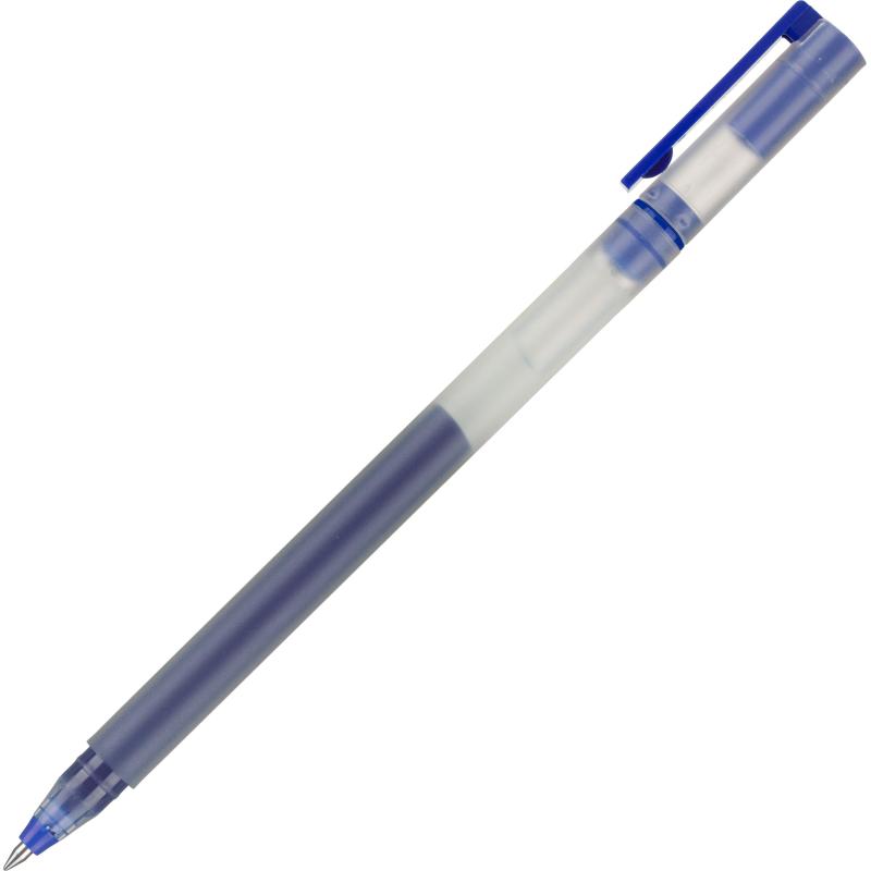 Ручка гелевая Attache Long Way, д.ш. 0,5 мм, лин. 0,38 мм, синяя