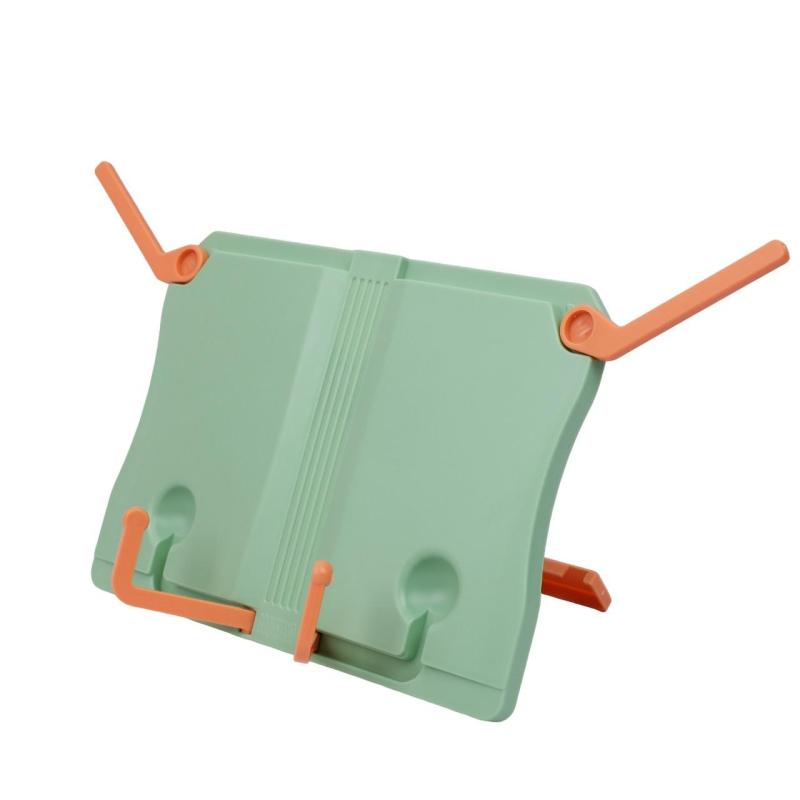Подставка для книг регулир. наклон, пластик, зеленая