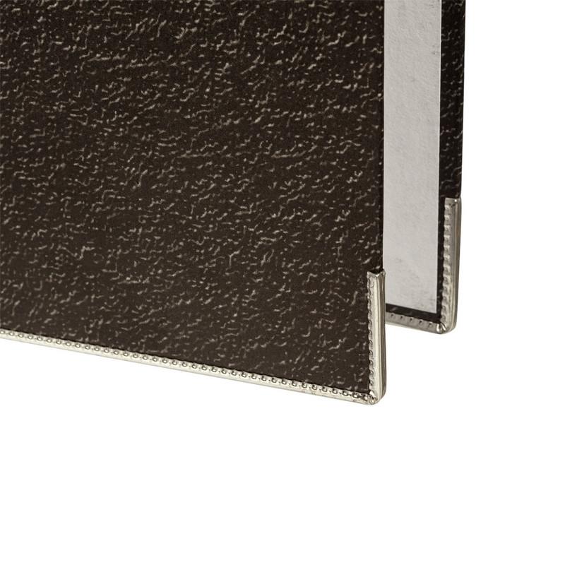 Папка-регистратор  50 мм мрамор с красн кор,мет.уг.,бум/бум