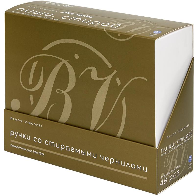 Ручка гелевая авт.со стир.черн DeleteSlimClick.xPro Nero0,5мм,син20-0319/11