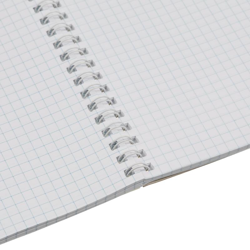 Тетрадь общая Attache,80л,клет,А4,спир,обл.мел.карт