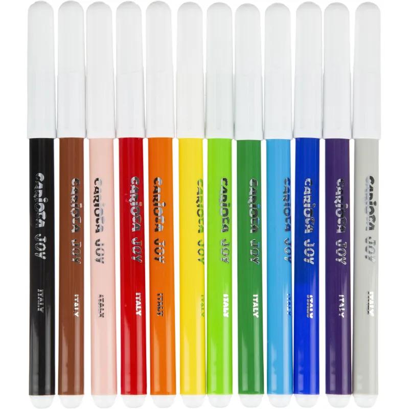 Фломастеры наб. 12цв.,CARIOCA JOY, 40614